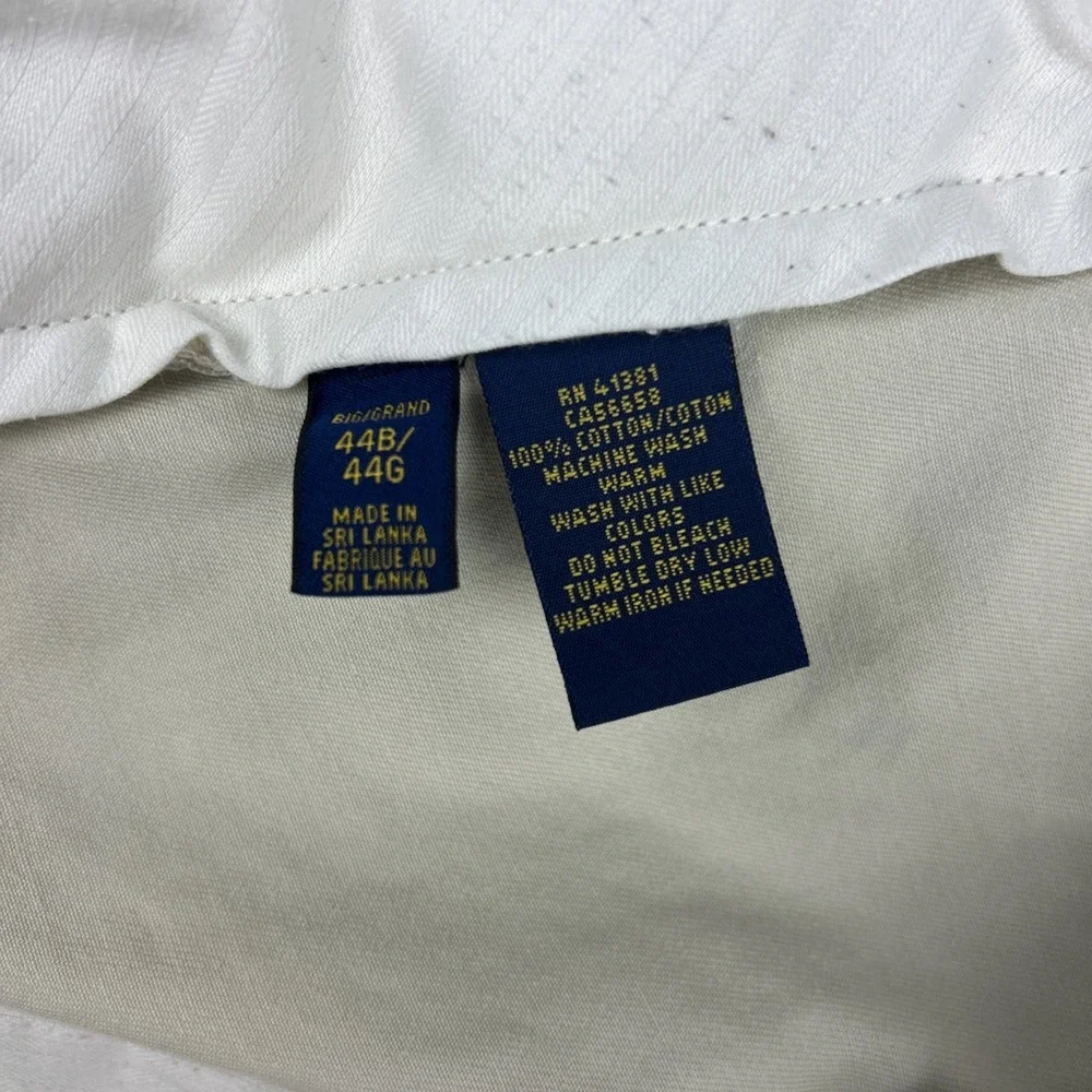 Polo Ralph Lauren Chino Shorts Mens 44B Classic Polo Chino Cotton Khaki 9
